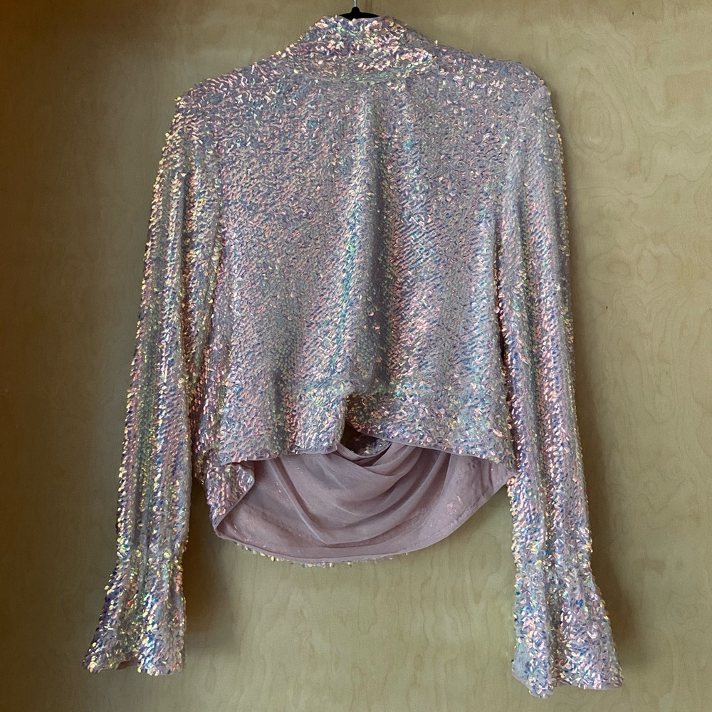 Free People Sequin Top Size xs